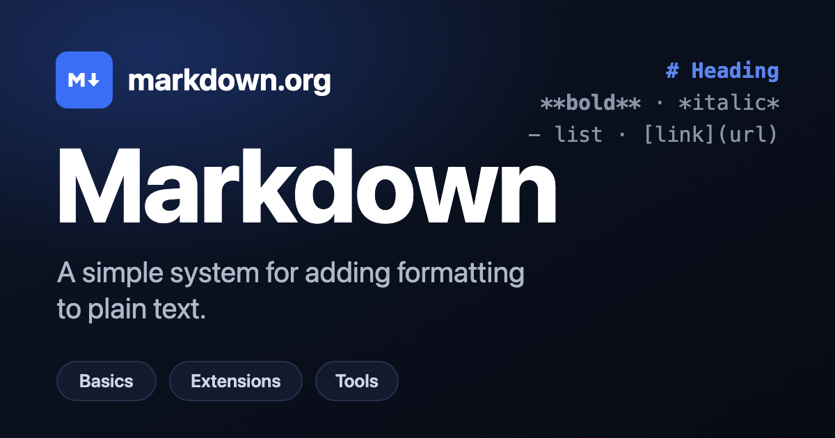 Markdown screenshot
